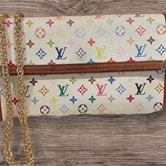 Murakami × Louis Vuitton International Multicolore Wallet🔥rare🔥 - Picture 1 of 8